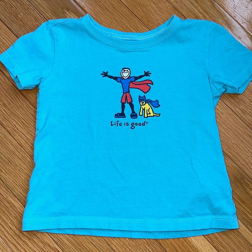 Life is Good Kid Tee Superhero